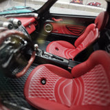Henson & Heaven Pagani 2016 Zonda 760 Roadster Cyan Black Carbon 1:18 – samlarobjekt resinmodellresin