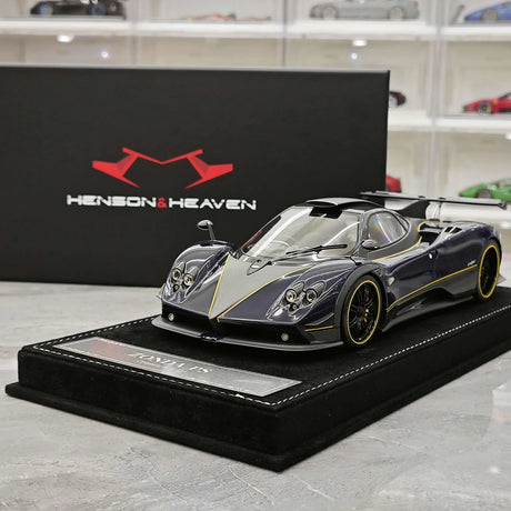 Henson & Heaven Pagani 2016 Zonda 760 Roadster Deep Blue 1:18 – Modello in resina collezionabile