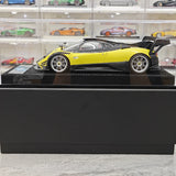 Henson & Heaven Pagani 2016 Zonda 760 Roadster Guld Black Carbon 1:18 – Samlarresin i resin