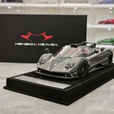Henson & Heaven Pagani 2016 Zonda 760 Roadster Gray 1:18 – Resina modello in resina collezionabile