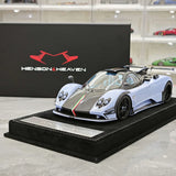 Henson & Heaven Pagani 2016 Zonda 760 Roadster Light Blue 1:18 – Resina modello in resina collezionabile