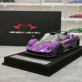 Henson & Heaven Pagani 2016 Zonda 760 Roadster Purple 1:18 – Resina da collezione in resina
