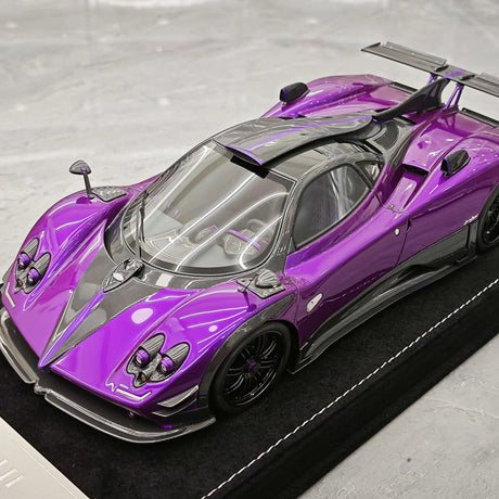 Henson & Heaven Pagani 2016 Zonda 760 Roadster Purple 1:18 – Resina da collezione in resina