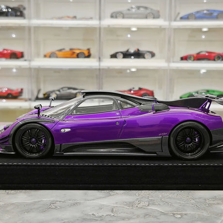 Henson & Heaven Pagani 2016 Zonda 760 Roadster Purple 1:18 – Resina da collezione in resina