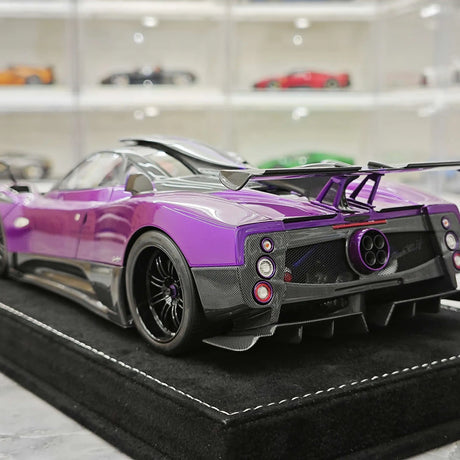 Henson & Heaven Pagani 2016 Zonda 760 Roadster Purple 1:18 – Resina da collezione in resina
