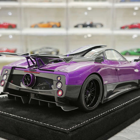Henson & Heaven Pagani 2016 Zonda 760 Roadster Purple 1:18 – Resina da collezione in resina