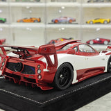 Henson & Heaven Pagani 2016 Zonda 760 Roadster Red White Carbon 1:18 – samlarobjekt resinmodellresin