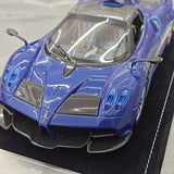 Henson & Heaven Pagani 2021 Huayra R Blue Gold Carbon 1:18 – Collectible Resin Model Resin