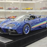Henson & Heaven Pagani 2021 Huayra R Blue Gold Carbon 1:18 – Collectible Resin Model Resin