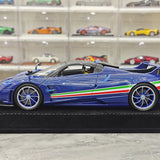 Henson & Heaven Pagani 2021 Huayra R Blue Gold Carbon 1:18 – Collectible Resin Model Resin