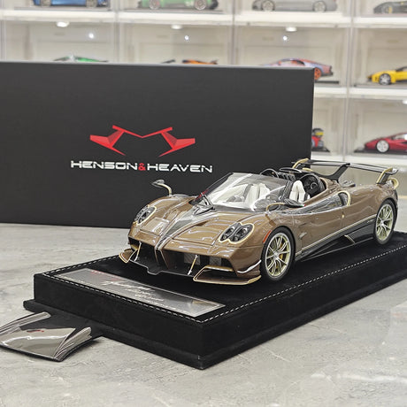 Henson & Heaven Pagani 2021 Huayra R Brown 1:18 – Resina modello in resina collezionabile