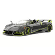 Henson & Heaven Pagani 2021 Huayra R Negro Brillante 1:18 – Resina de Modelo de Resina de Colección