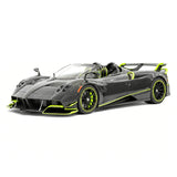 Henson & Heaven Pagani 2021 Huayra R Negro Brillante 1:18 – Resina de Modelo de Resina de Colección