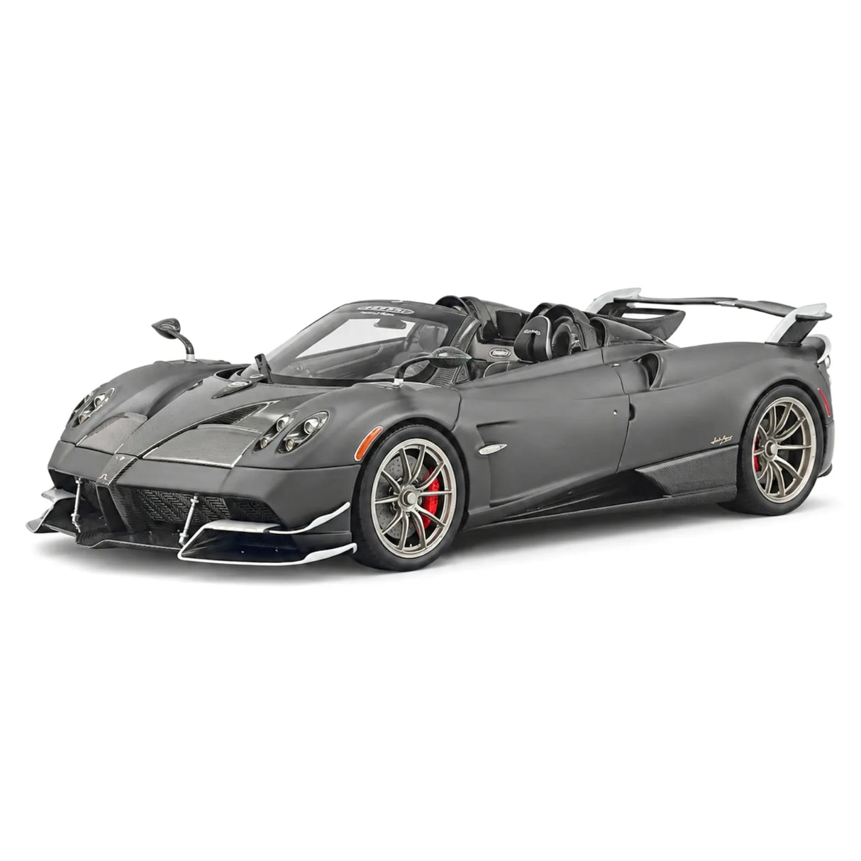 Henson & Heaven Pagani 2021 Huayra R Matte Black Carbon 1:18 – Verzamelbare resin modelresin resin