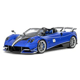 Henson & Heaven Pagani 2021 Huayra R Matte blauw Carbon zwart 1:18 – Collectible resin Model resin