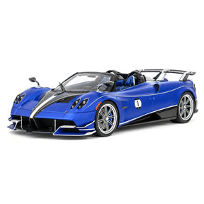 Henson & Heaven Pagani 2021 Huayra R Matte blauw Carbon zwart 1:18 – Collectible resin Model resin