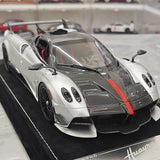 Henson & Heaven Pagani 2021 Huayra R Silver Black Carbon 1:18 – Verzamelbare resin modelresin resin