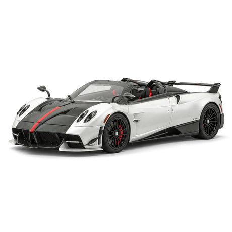 Henson & Heaven Pagani 2021 Huayra R Silver Black Carbon 1:18 – Resina modello in resina collezionabile