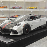 Henson & Heaven Pagani 2021 Huayra R Silver Black Carbon 1:18 – Verzamelbare resin modelresin resin