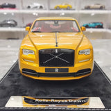 [Henson & Heaven] 1:18 Rolls-Royce 2013 Wraith Convertible BB Gold Model Car Resin