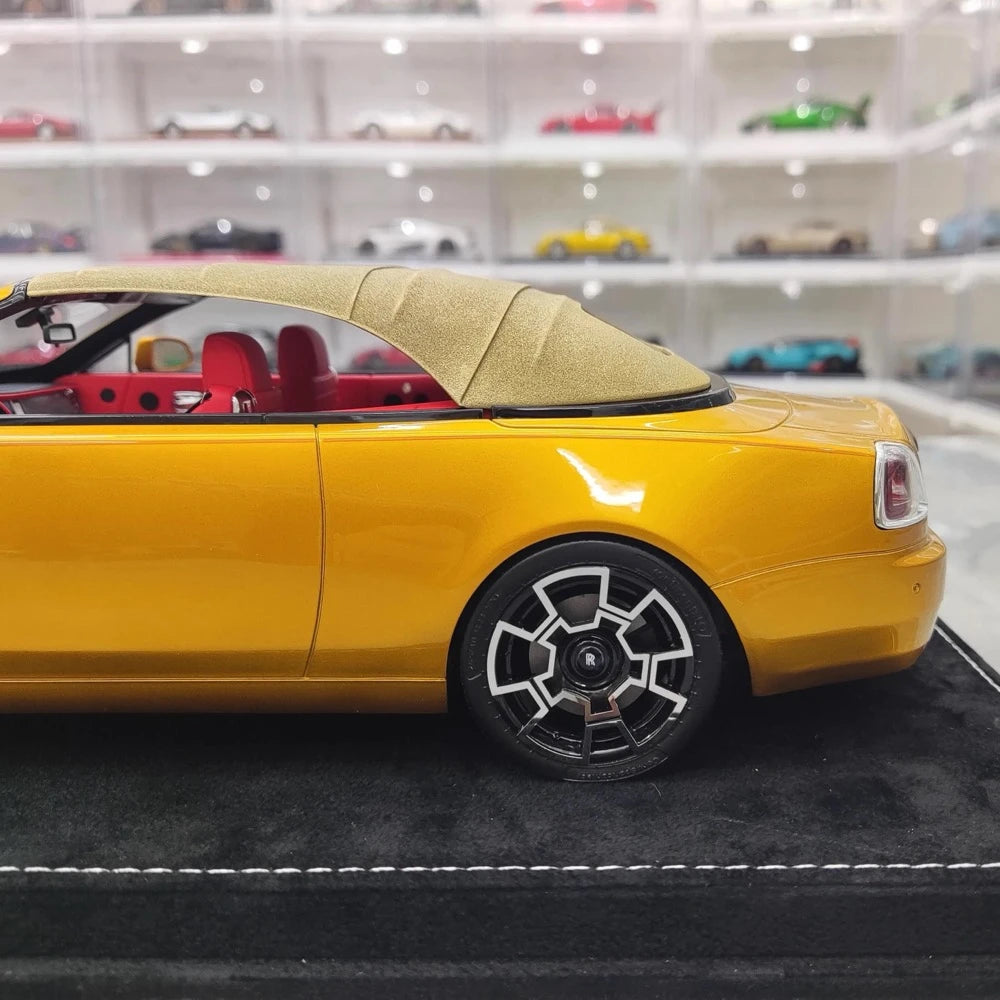[Henson & Heaven] 1:18 Rolls-Royce 2013 Wraith Convertible BB Gold Model Car Resin
