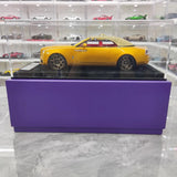 [Henson & Heaven] 1:18 Rolls-Royce 2013 Wraith Convertible BB Gold Model Car Resin