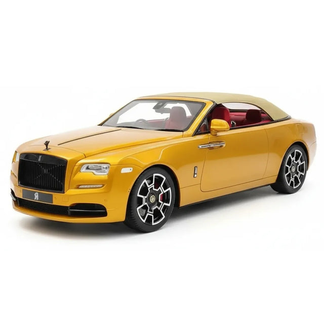 [Henson & Heaven] 1:18 Rolls-Royce 2013 Wraith Convertible BB Gold Model Car Resin