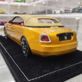 [Henson & Heaven] 1:18 Rolls-Royce 2013 Wraith Convertible BB Gold Model Car Resin
