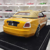[Henson & Heaven] 1:18 Rolls-Royce 2013 Wraith Convertible BB Gold Model Car Resin