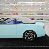 [Henson & Heaven] 1:18 Rolls-Royce 2013 Wraith Convertible BB Blue Model Car Resin
