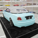 [Henson & Heaven] 1:18 Rolls-Royce 2013 Wraith Convertible BB Blue Model Car Resin