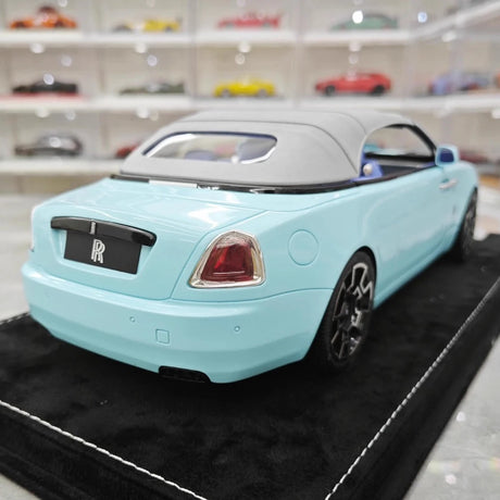 [Henson & Heaven] 1:18 Rolls-Royce 2013 Wraith Convertible BB Blue Model Car Resin