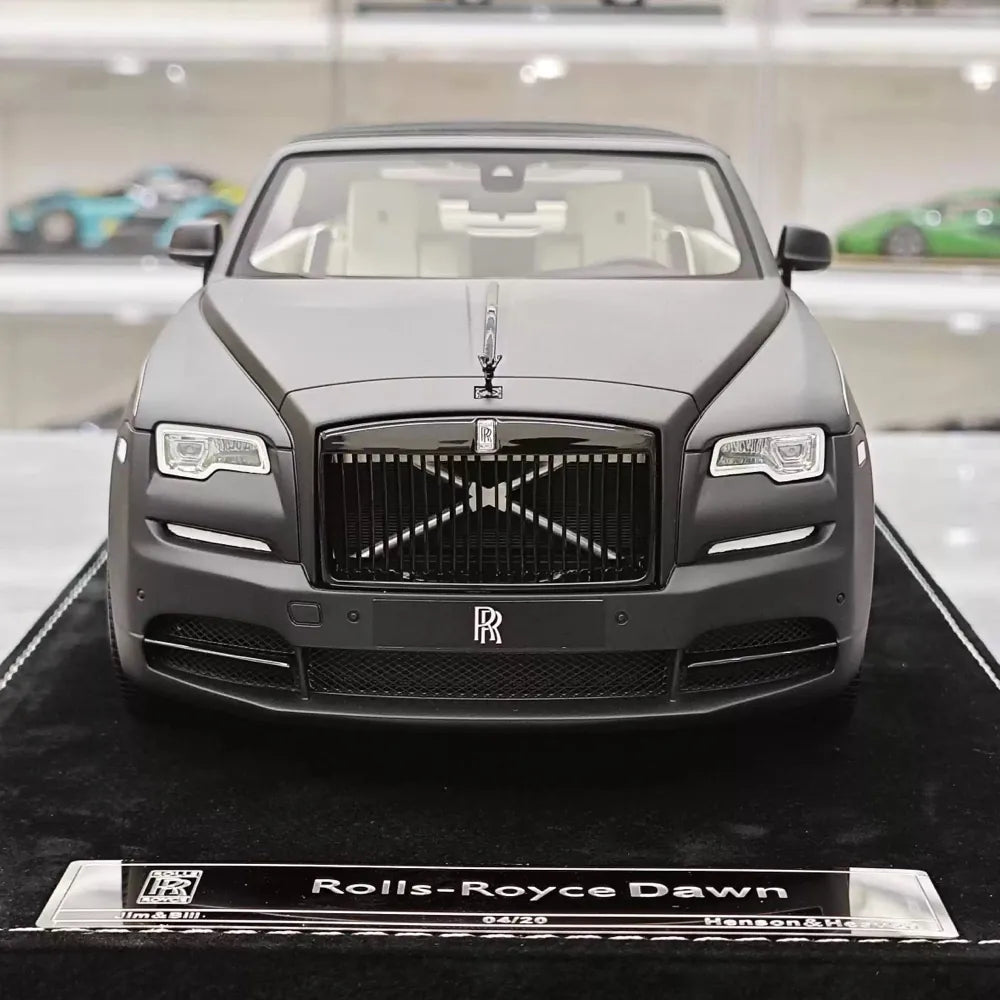 [Henson & Heaven] 1:18 Rolls-Royce 2015 Dawn Black Model Car Resin