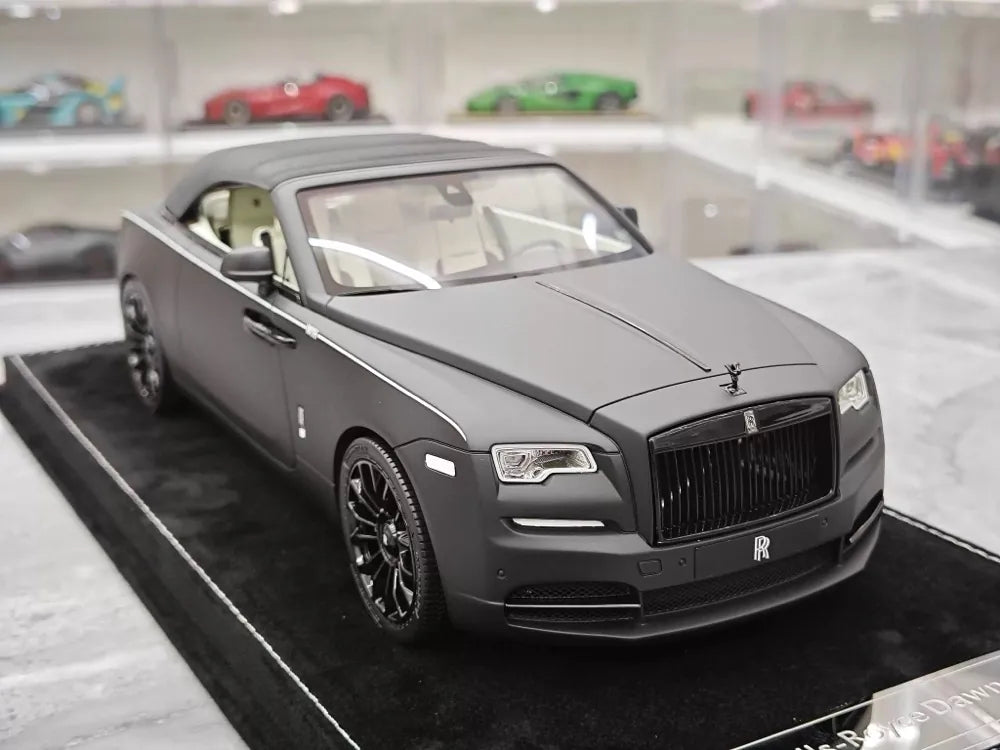 [Henson & Heaven] 1:18 Rolls-Royce 2015 Dawn Black Model Car Resin