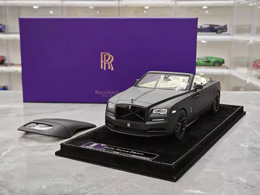 [Henson & Heaven] 1:18 Rolls-Royce 2015 Dawn Black Model Car Resin