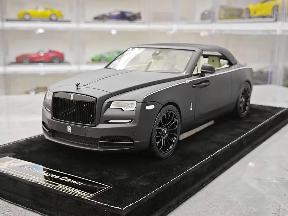[Henson & Heaven] 1:18 Rolls-Royce 2015 Dawn Black Model Car Resin