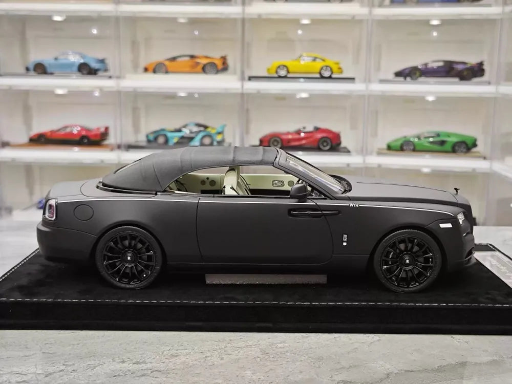[Henson & Heaven] 1:18 Rolls-Royce 2015 Dawn Black Model Car Resin