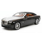 Henson & Heaven Rolls-Royce 2015 Dawn 블랙 및 실버 1:18 – 컬렉션용 레진 미니카