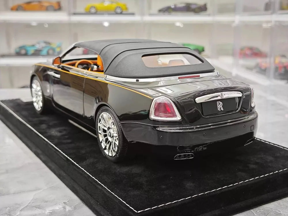 [Henson & Heaven] 1:18 Rolls-Royce 2015 Dawn nero & argento modellino di auto resina