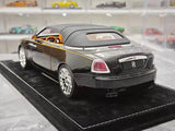 [Henson & Heaven] 1:18 Rolls-Royce 2015 Dawn Black & Silver Model Car Resin