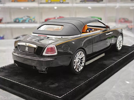 [Henson & Heaven] 1:18 Rolls-Royce 2015 Dawn Black & Silver Model Car Resin