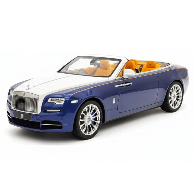[Henson & Heaven] 1:18 Rolls-Royce 2015 Dawn Blue & White Model Car Resin