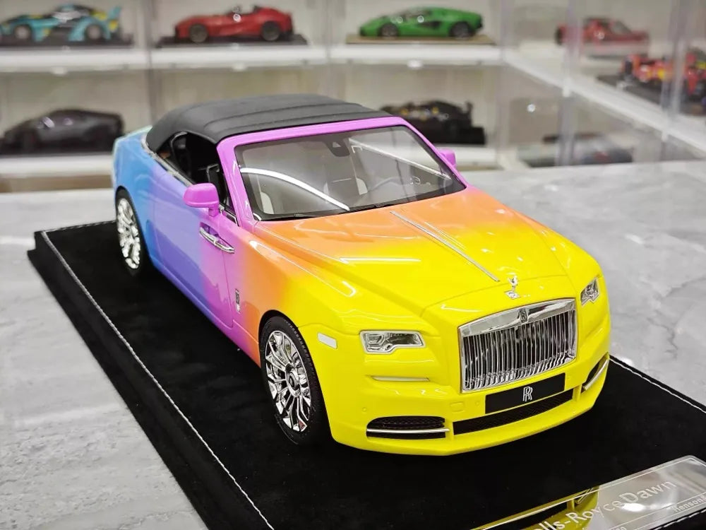 [Henson & Heaven] 1:18 Rolls-Royce 2015 Dawn Gradient modellino di auto resina