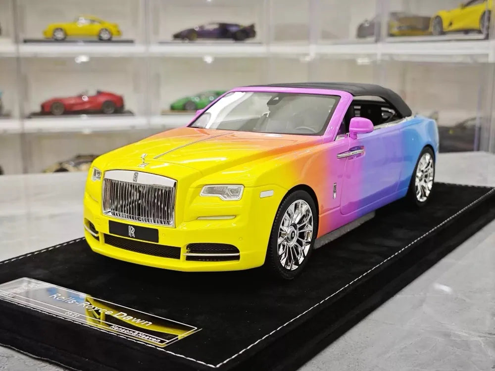 [Henson & Heaven] 1:18 Rolls-Royce 2015 Dawn Gradient modellino di auto resina
