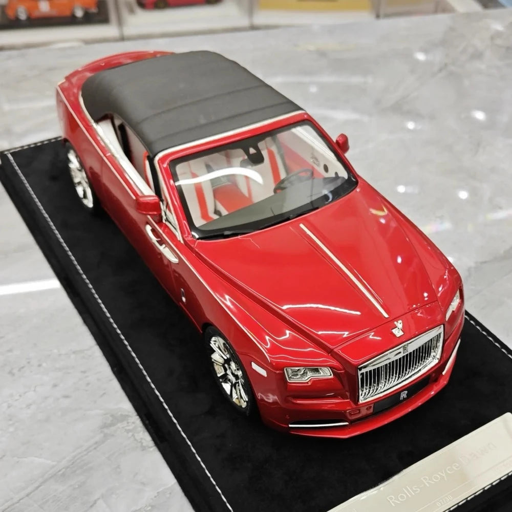 [Henson & Heaven] 1:18 Rolls-Royce 2015 Dawn Red Model Car Resin