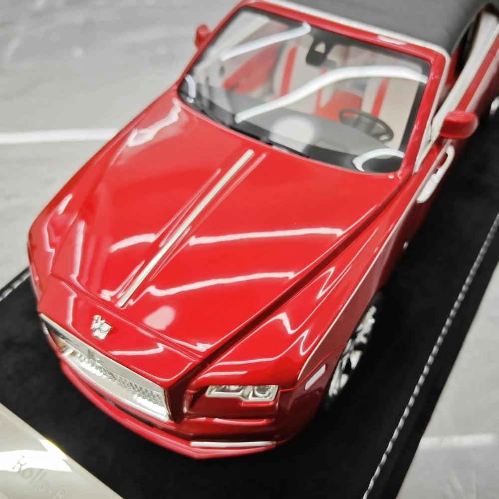 [Henson & Heaven] 1:18 Rolls-Royce 2015 Dawn Red Model Car Resin