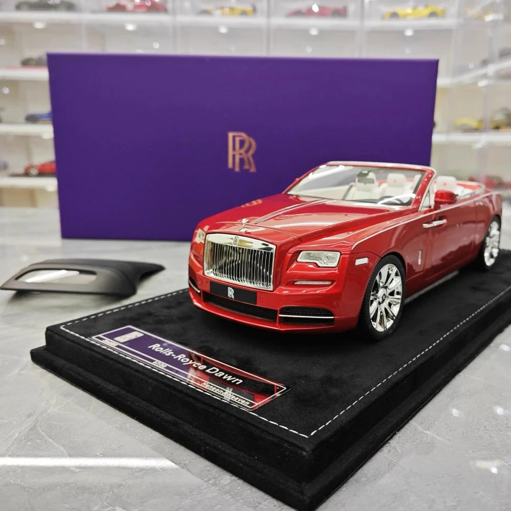 [Henson & Heaven] 1:18 Rolls-Royce 2015 Dawn Red Model Car Resin