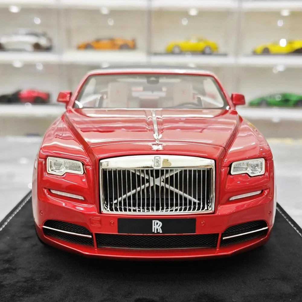 [Henson & Heaven] 1:18 Rolls-Royce 2015 Dawn Red Model Car Resin