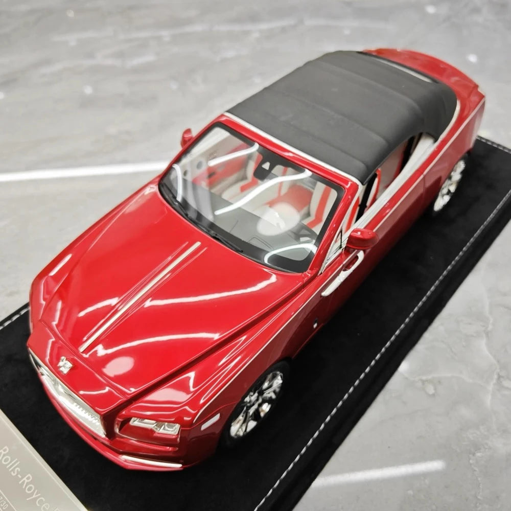 [Henson & Heaven] 1:18 Rolls-Royce 2015 Dawn Red Model Car Resin