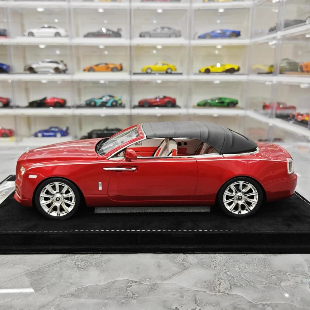 [Henson & Heaven] 1:18 Rolls-Royce 2015 Dawn Red Model Car Resin
